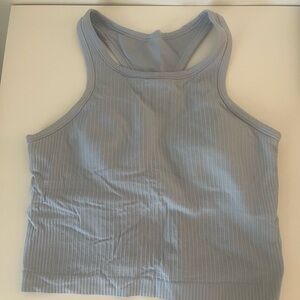 Lululemon Ebb to Street Cropped Racerback Tank Top - size 6